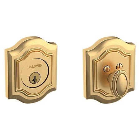 Baldwin Estate Lifetime Satin Brass Deadbolts 8237.044